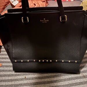 Kate Spade Black Studded Tote
